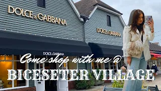 BICESTER VILLAGE LUXURY OUTLET - COME LUXURY SHOPPING WITH ME YSL, BURBERRY, CHLOE, SOHO HOME &MORE