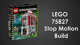 Stop Motion Build: Lego Ghostbusters 75827- Firehouse HQ