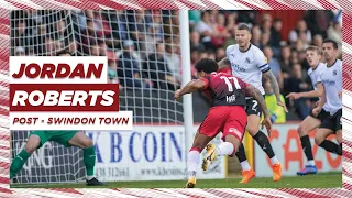 Jordan Roberts' reaction | Stevenage 2-0 Swindon Town