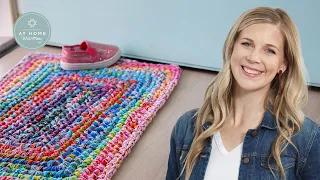 How to Make a "Crochet Rag Rug" - Free Crafting Tutorial