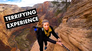 TERRIFYING EXPERIENCE (Hiking Angels Landing Hike in Zion National Park, Utah)