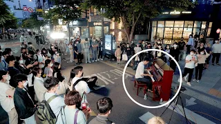 Amazing Street Piano Boy Accidentally Shot By Camera (Fall Out Boy - The Last Of The Real Ones)