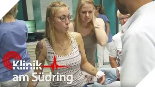 Warum lacht die Frau in dieser ernsten und schmerzhaften Situation? | Klinik am Südring | SAT.1 TV