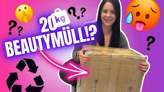 XXXL Beauty 😳 TRASH Paket | Wir tauschen unseren Beauty Müll ♻️ 20 KG Paket