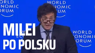 Najważniejsza mowa polityczna XXI wieku - Javier Milei po polsku na WEF w Davos (z dubbingiem AI)