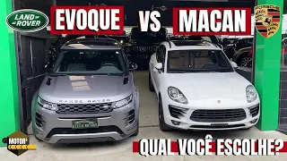 Lado a Lado: Evoque vs Macan! Range Rover vs Porsche! Qual você prefere?