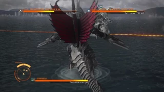GODZILLA PS4 Online Battle Gigan VS Burning Godzilla vs Type 3 Kiryu
