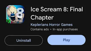 I Played Ice Scream 8 Final Chapter Main Menu & Gameplay! (FM)