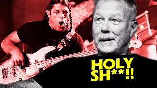 JAMES HETFIELD SHOCKED BY ROBERT TRUJILLO CRAZY SKILLS (RARE) - #METALLICA