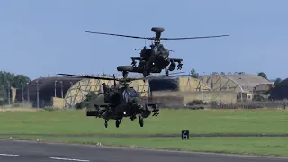 Exercise Chameleon 2019 - Leuchars Station - AH-64 Apache [4K/UHD]