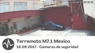 Terremoto México 19 de septiembre de 2017 (7.1) Puebla - Cámaras de seguridad