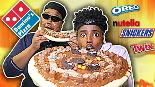 DIY GIANT CHOCOLATE PIZZA