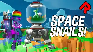 Capturing a Space Snail, Astroneer's New Alien Pets!
