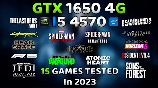 GTX 1650 + i5 4570 in 2023🔥 | 15 Games Tested