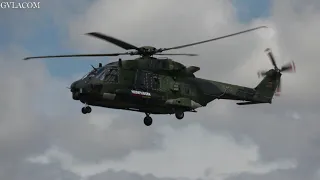 German Army Aviation NH90 TTH arrival at RIAT 2022