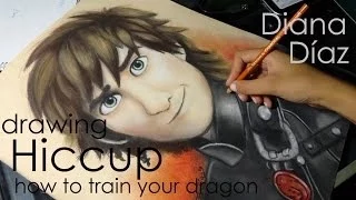 Speed Drawing: Hiccup (How To Train Your Dragon) | Diana Díaz