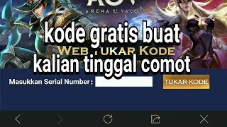 Cara mudah tukar kode AOV dan bonus kodenya gratis