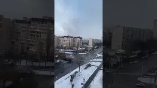 Третий день войны. Харьков обстреливают три дня подряд. Видео с Салтовки.