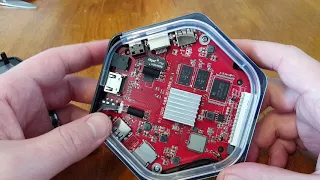 Android Box Teardown T95Z PLUS Cracked Open For Close Look At Circuit Board