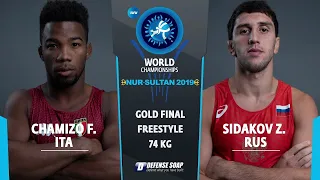 GOLD FS - 74 kg: F. CHAMIZO MARQ (ITA) v. Z. SIDAKOV (RUS)