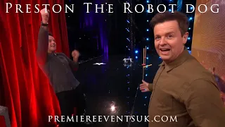 Preston the Robotic dog PUZZLES Judges  Auditions BGT 2024 from Premiereeventsuk