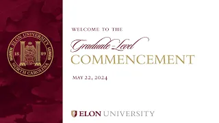 2024 Graduate-Level Commencement