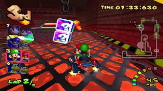Mario Kart: Double Dash (GC) walkthrough - Bowser's Castle