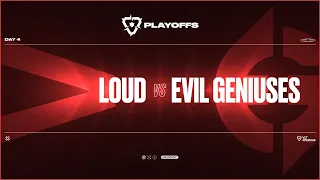 LOUD vs EG - VCT Americas Stage 1 - Playoffs Day 4 - Map 3