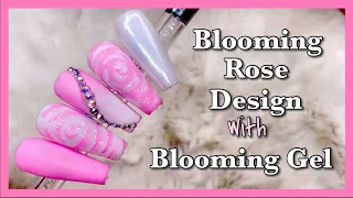 Blooming Gel Nail Art | Madam Glam | Blooming Rose Nail Art Design