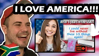 South African Reacts: 13 Things About the USA I Can’t Live Without Anymore | Feli from Germany