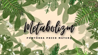 Metabolizm - powtórka przed maturą z biologii 2023