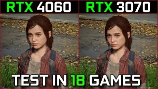RTX 4060 vs RTX 3070 | Test in 18 Games at 1080p - 1440p | How Big The Difference?