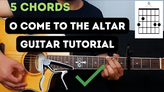 O Come To The Altar I Guitar Tutorial (with capo) I @elevationworship