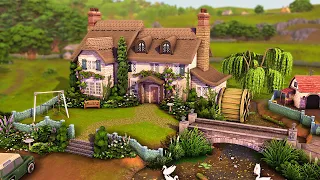 Huge Family Farm | The Sims 4 Cottage Living Speed Build