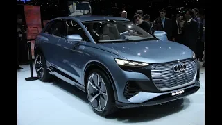 Audi Q4 e-tron - идеальная электричка будущего/ ЖЕНЕВА 2019