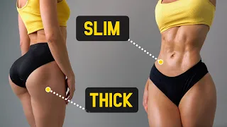 DO THIS to Get THICK BOOTY & SLIM WAIST - Floor Only, No Squats, No Equipment, At Home Workout