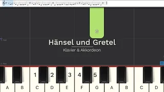 Hänsel und Gretel für Anfänger (rechte Hand) - Klavier spielen lernen