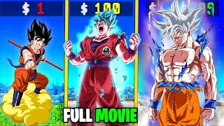 FRANKLIN UPGRADING $1 GOKU to $1,000,000,000 ULTRA INSTINCT GOKU in GTA 5 (FULL MOVIE)