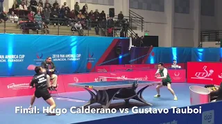 Final “Copa Panamericana” Hugo Calderano vs Gustavo Tsuboi - Tenis de mesa