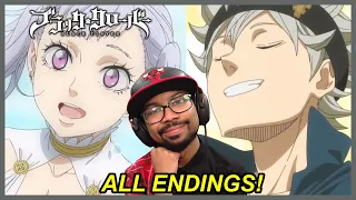 SHOULD I WATCH BLACK CLOVER?! | First Time Reaction To All Black Clover Endings (1-13)