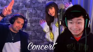 Viki Gabor -  Concert from the living room (Getaway + Superhero + Time) Poland | Ricky life reaction