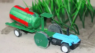 DIY Tractor Mini Water Pump Science Project | DIY Farming Project | Motor Water Pump | DIY Tractor