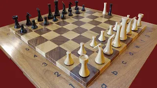 Making ebony and boxwood chess pieces