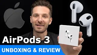 Apple AirPods 3 (3rd Generation) Unboxing and Review - Comparison To AirPods Pro & AirPods 2