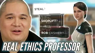 Ethics Professor Is Put Into Moral Dilemmas In Detroit Become Human • Professionals Play