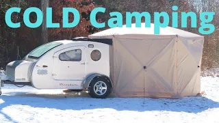 Teardrop Trailer COLD camping Propex HS2000