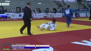 66 kg Богатырев А Чопанов М 25 11 2017 Т3 Первенство России до 21 года, ИРКУТСК