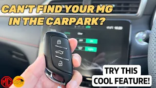 🔒MG Tutorial - “Find My Car” Function - HOW DOES IT WORK?