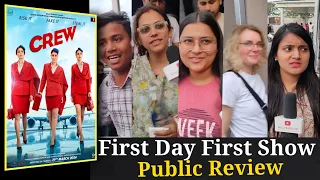 Crew Public Review | Crew Movie public Review & Reaction | Kareena Kapoor Khan | Kriti Sanon | Tabu