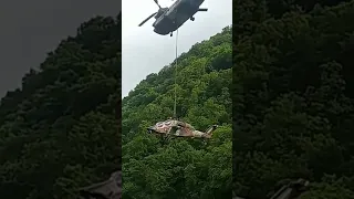 FAMET Spanish Army Aviation Long Line Operation with HT17 Chinook